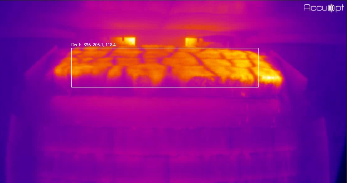 Thermal Imaging — Pellet Bed